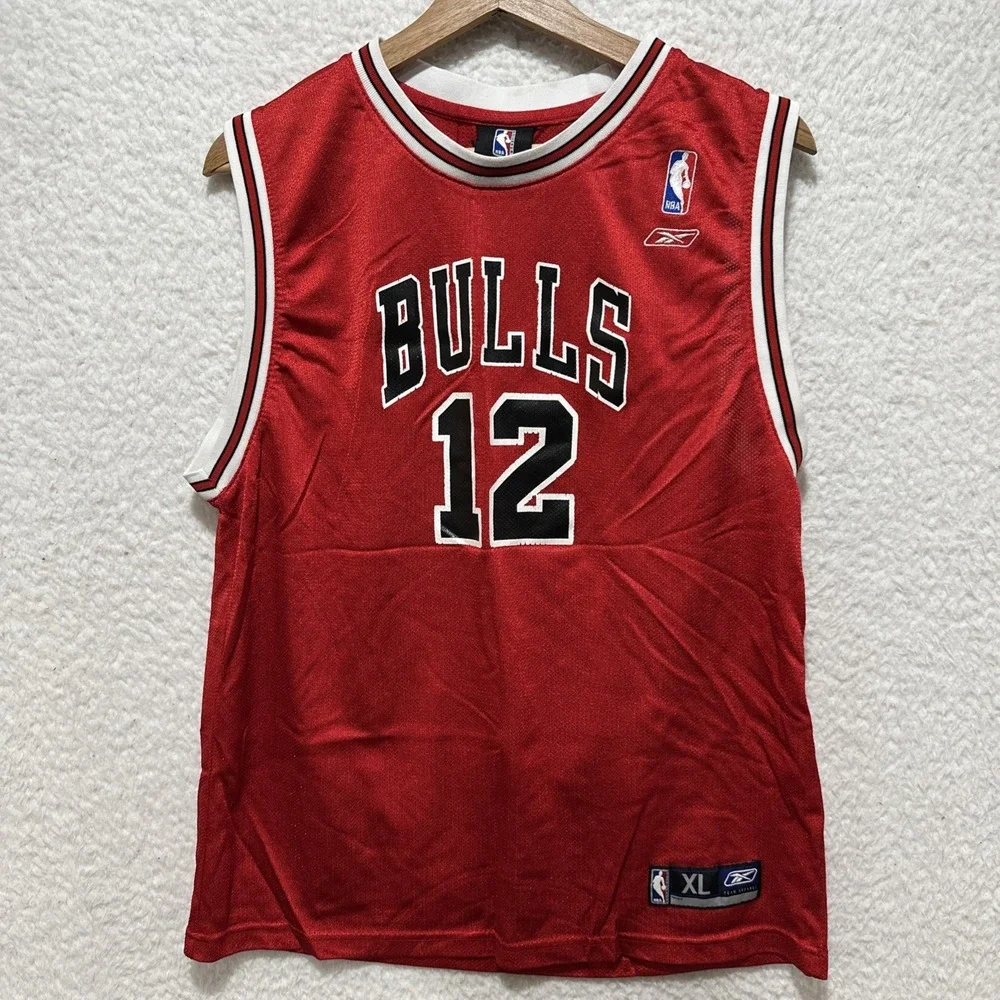 Chicago Bull #12 Kirk Hinrich Reebok Jersey  Youth Size‎ XL (18/20)